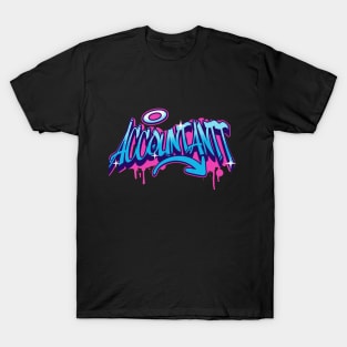 Accountant - Street Art Style T-Shirt